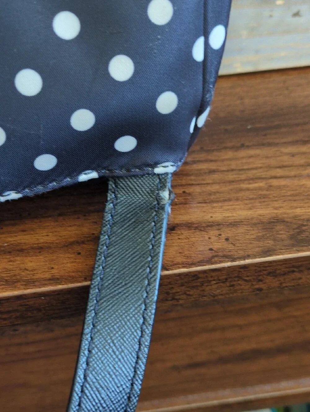 kate spade Black and White Polka Dot Backpack & Wallet Set